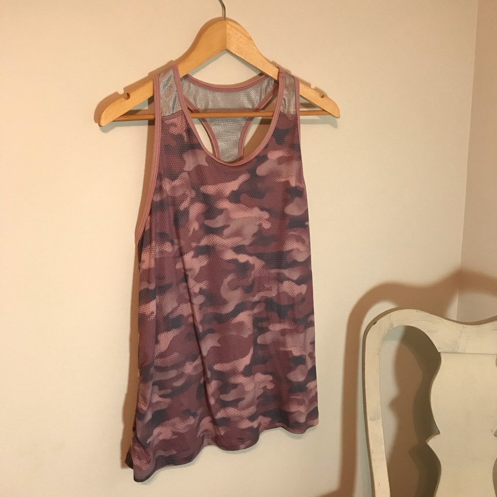 EVCR Camo Pink Performance Tank Top